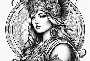 Athena tattoo idea