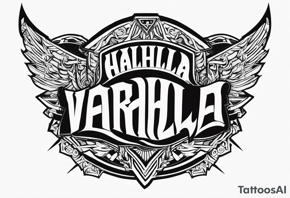 Valhalla  warrior soldier tattoo idea