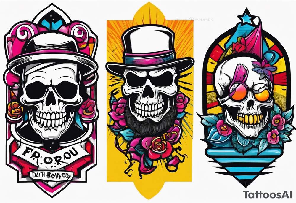 Forearm death row records tattoo idea