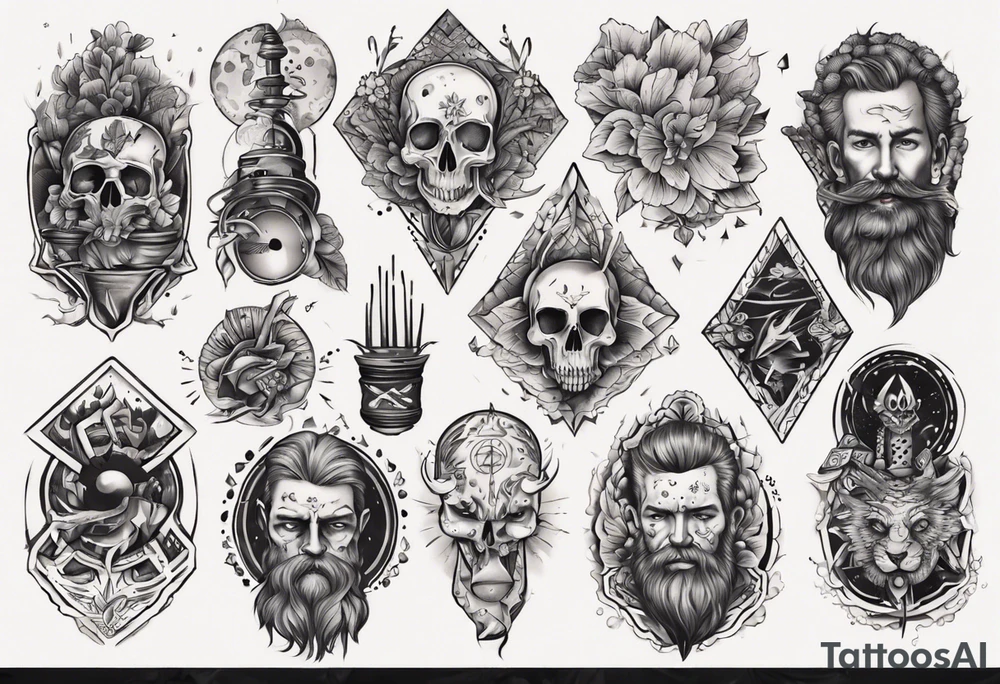 man getting a tattoo tattoo idea