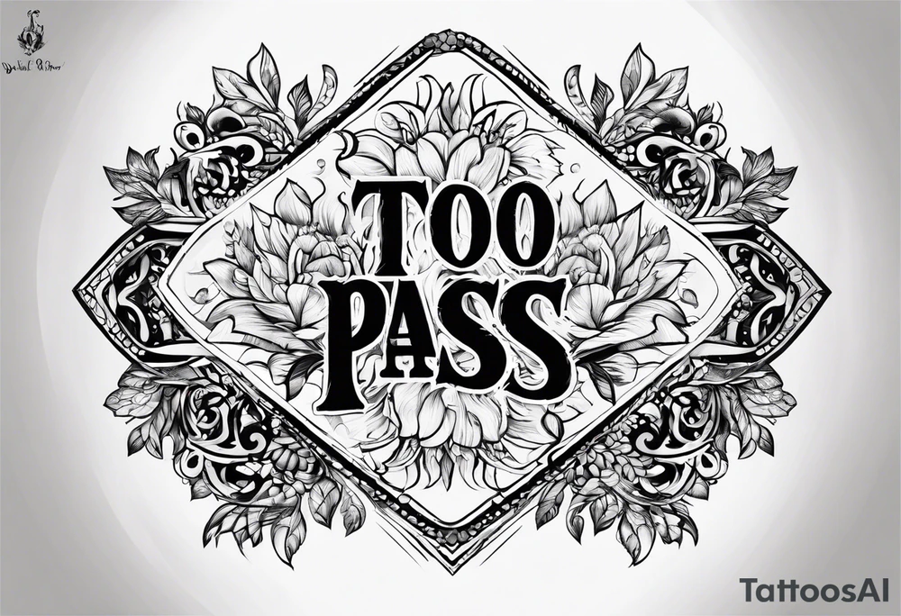 This too shall pass written tattoo idea