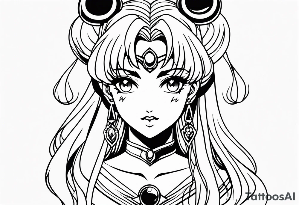 Sailor moon tattoo idea