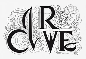 POWER WORD tattoo idea