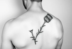 thistle tattoo idea