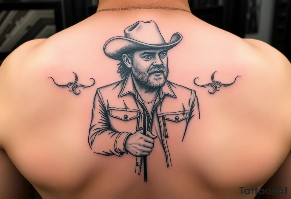 Toby Keith inspired tattoo idea