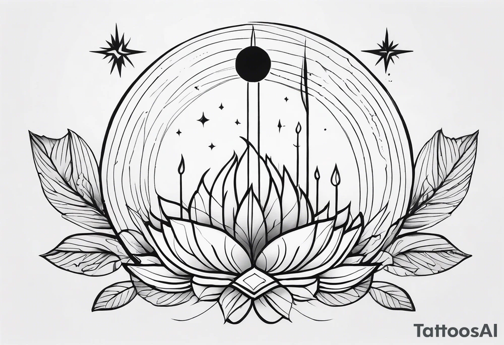 spiritual growth tattoo idea