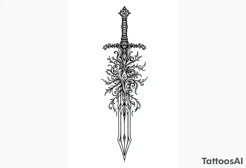 Hecate sword tattoo idea