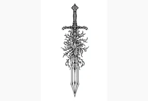 Hecate sword tattoo idea