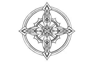 Celtic star tattoo idea