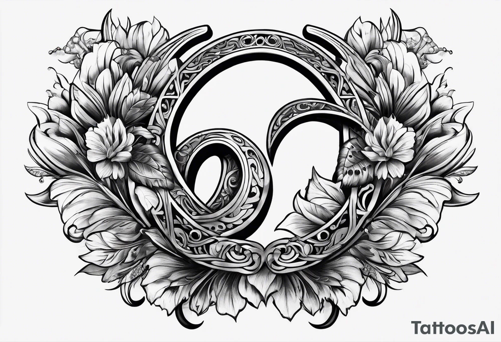 horseshoe tattoo idea