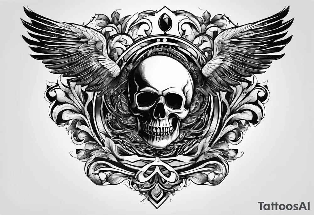 Rebirth, initials aj, pj tattoo idea