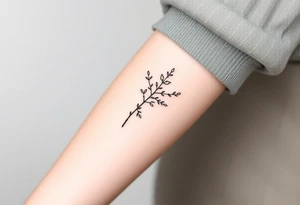 Ilex aquifolium tattoo idea