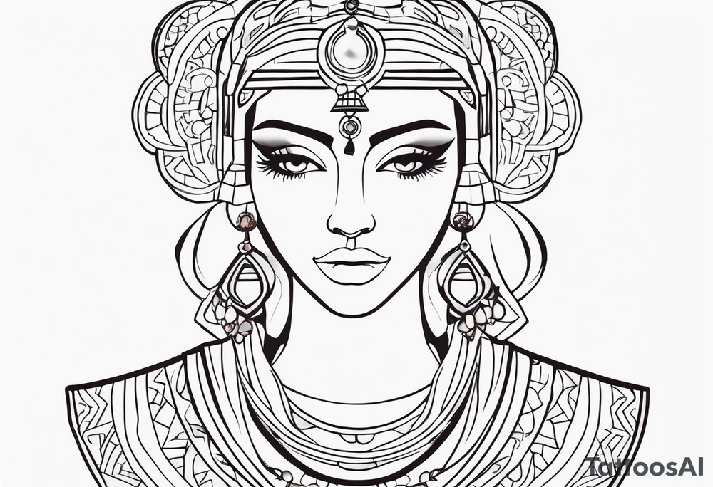 Griechische frau skulptur tattoo idea