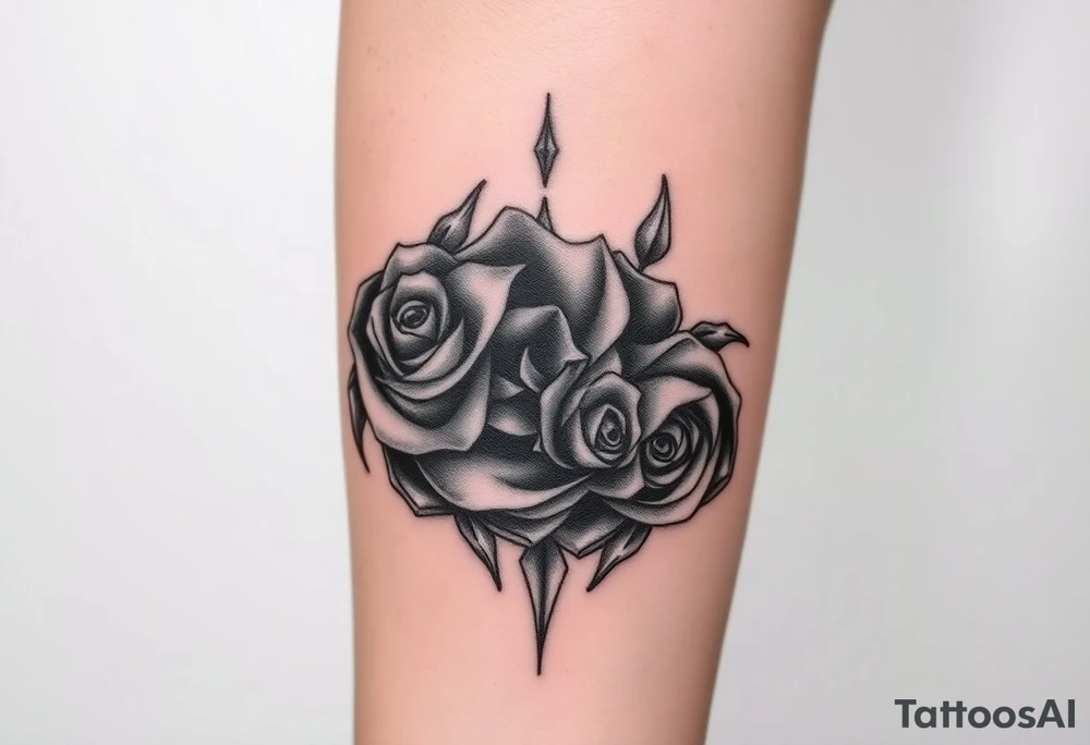 Combine the names rosela dashi and thellenze for a tattoo tattoo idea