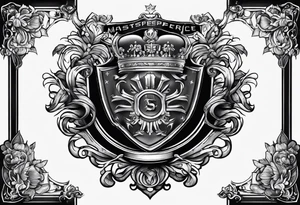 skinner coat of arms tattoo idea