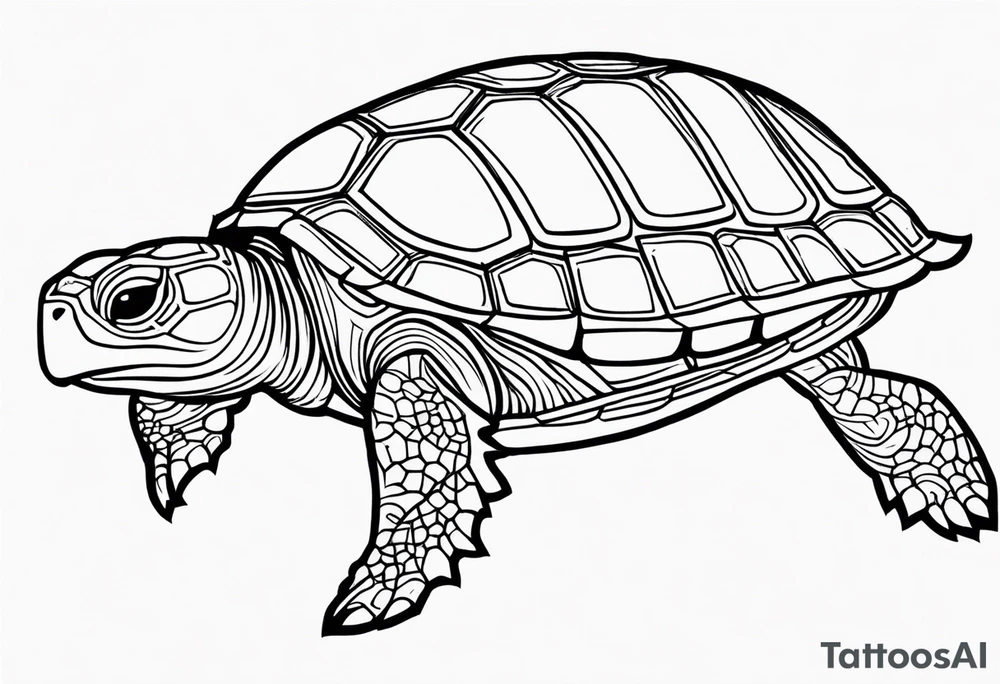 Wise Turtle tattoo idea