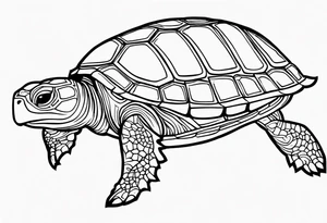 Wise Turtle tattoo idea