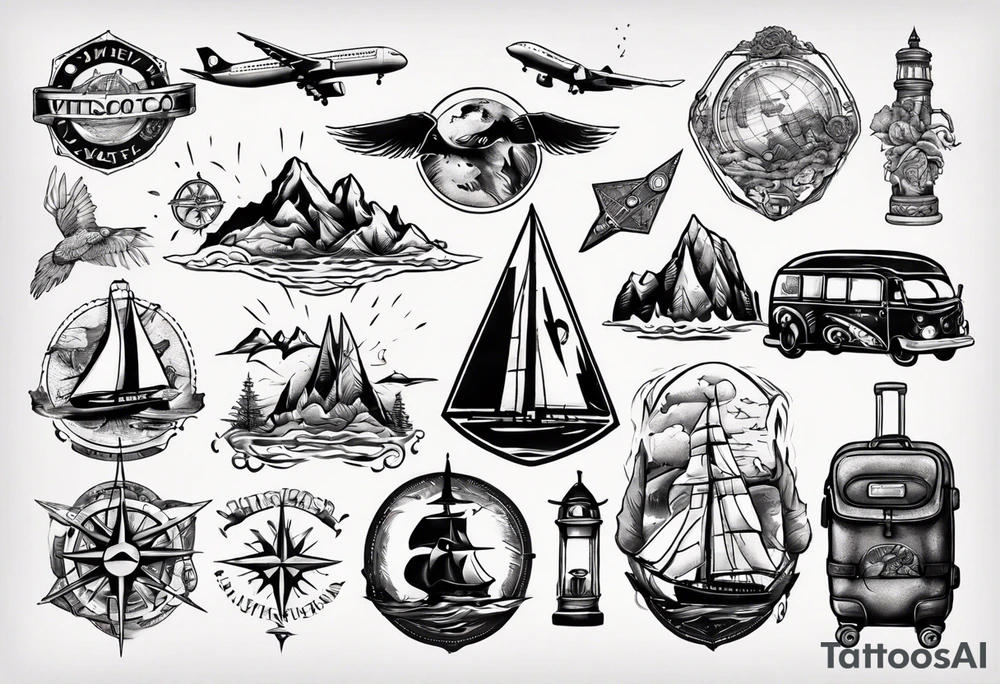 Travel tattoo idea