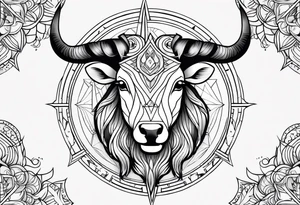 Capricornus tattoo idea
