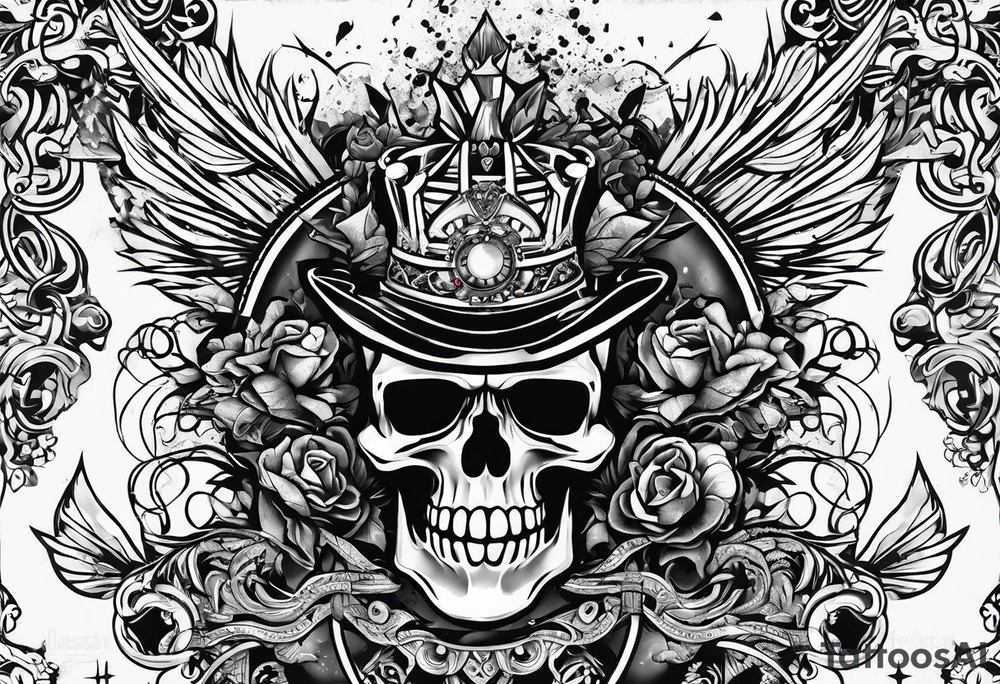 punk rocker tattoo idea