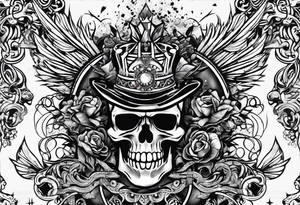 punk rocker tattoo idea