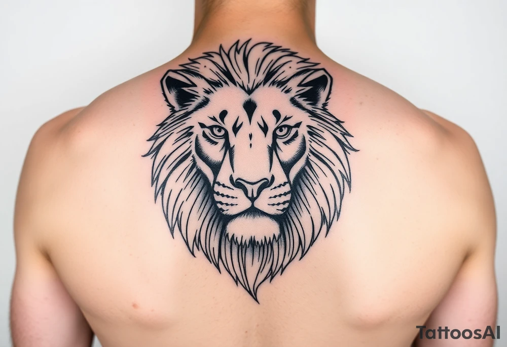 lion tattoo idea