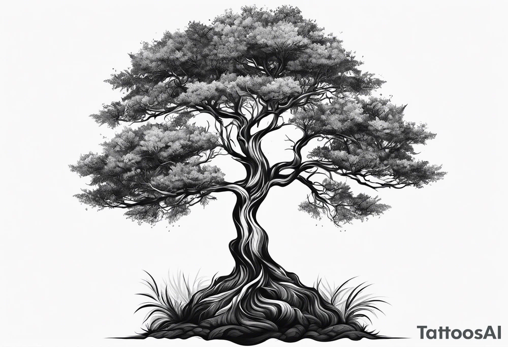 Small tree tattoo idea