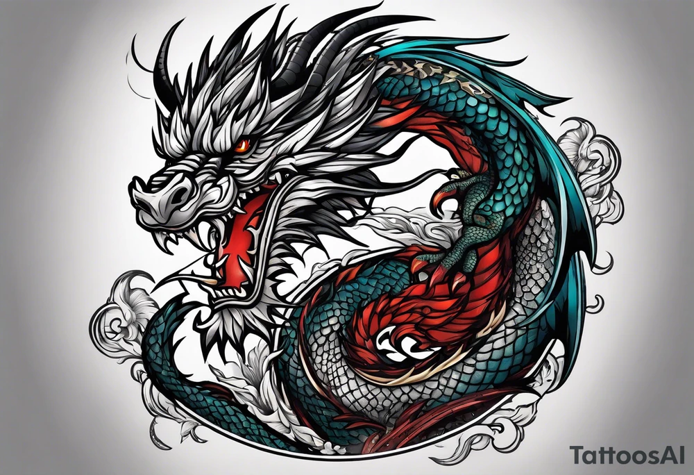 Dragon tattoo idea