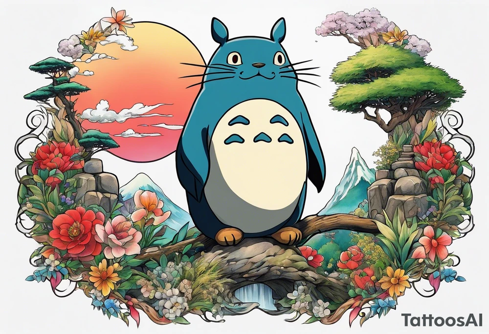 studio ghibli tattoo idea