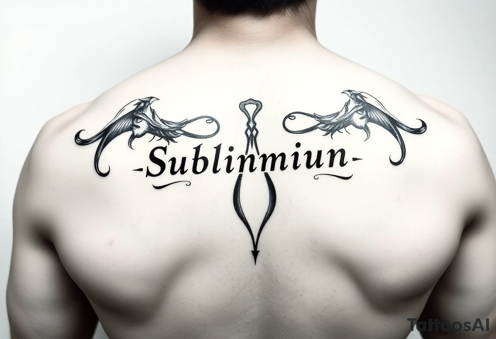 Subliminal message penis tattoo idea
