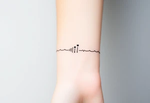 play, pause, stop, and rewind line tattoo tattoo idea