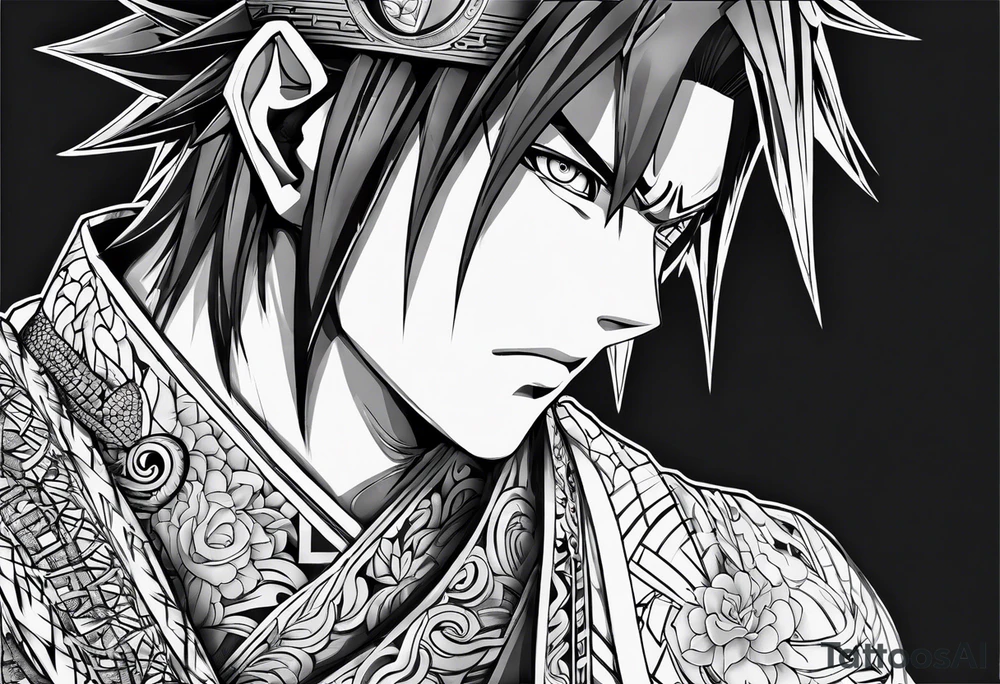 Sasuke curse mark tattoo idea