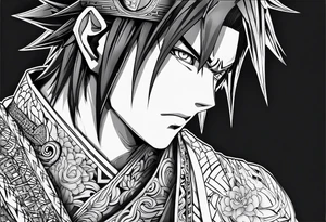 Sasuke curse mark tattoo idea