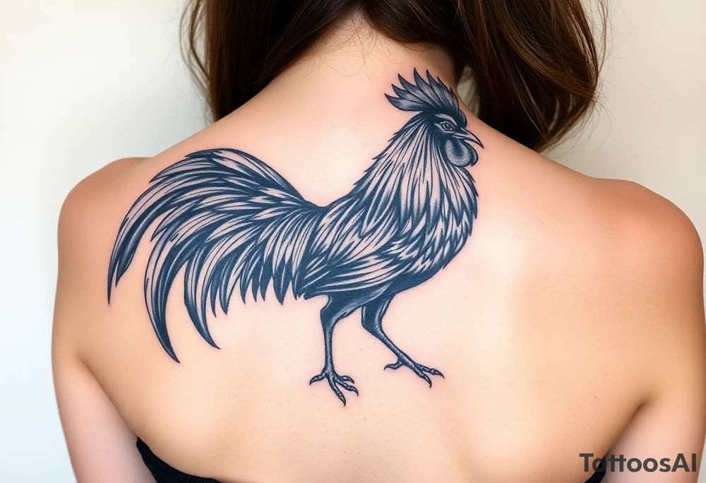 Beautiful big black cock tattoo idea