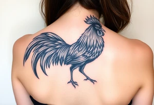 Beautiful big black cock tattoo idea