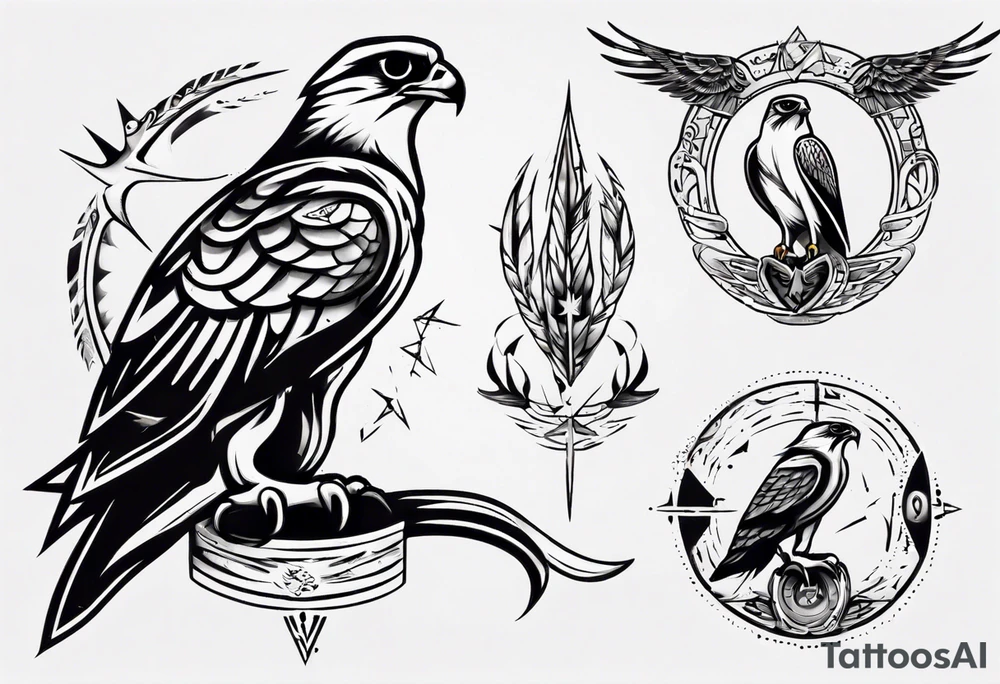 falcon tattoo idea