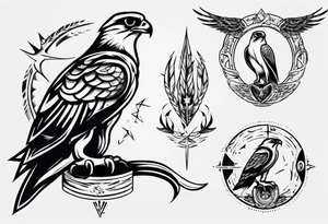 falcon tattoo idea