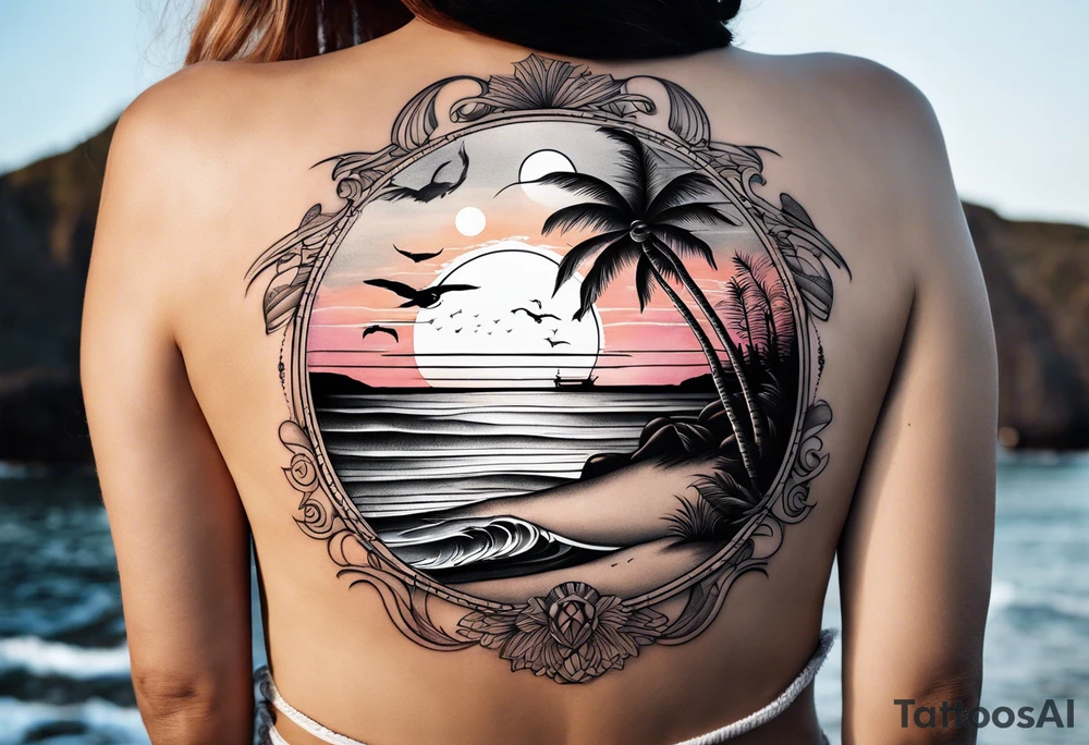 Beach Fishing
Sunset tattoo idea