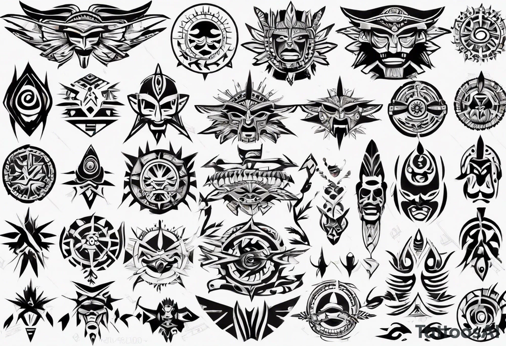 philippines, native, tribal tattoo idea