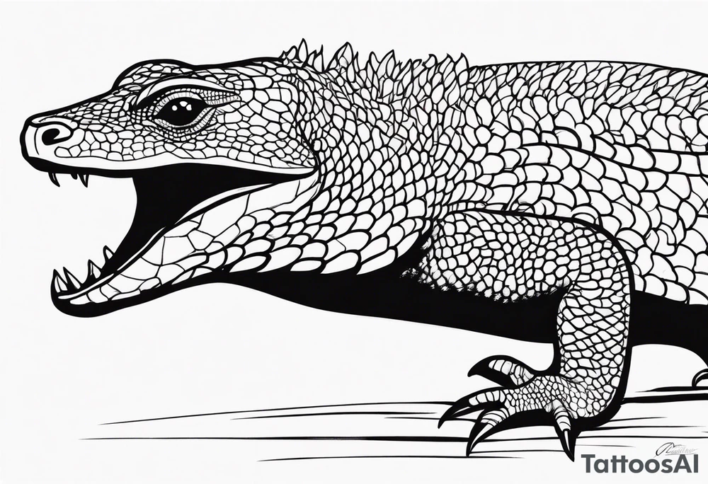 goanna tattoo idea