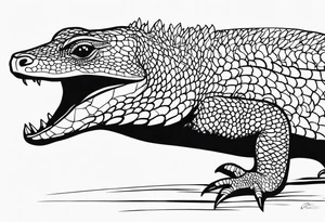 goanna tattoo idea