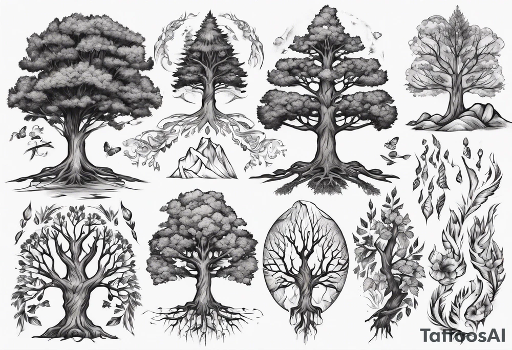 Sitka tree tattoo idea