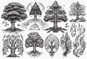 Sitka tree tattoo idea