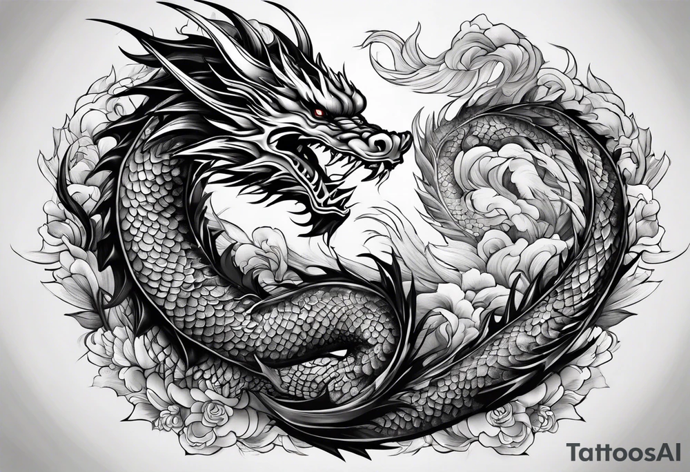 Japonese Dragon tattoo idea