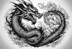 Japonese Dragon tattoo idea