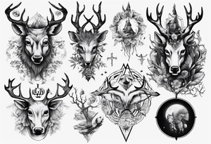 Hirsch tattoo idea