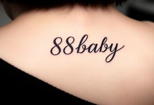 88baby tattoo idea