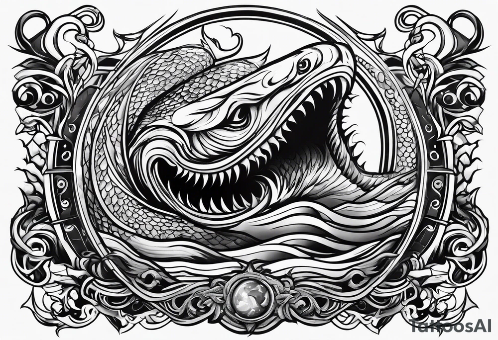 Evil leviathan tattoo idea