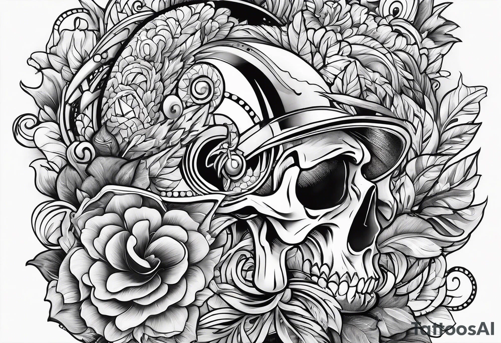 A tattoo that says Never Enough tattoo idea