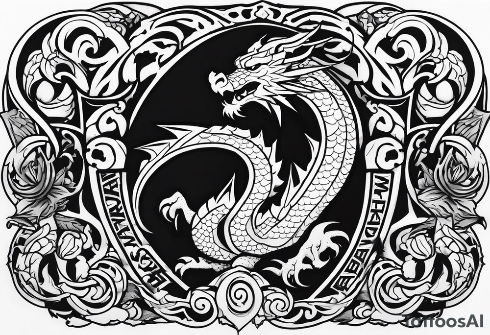 dragon Valhalla tattoo idea